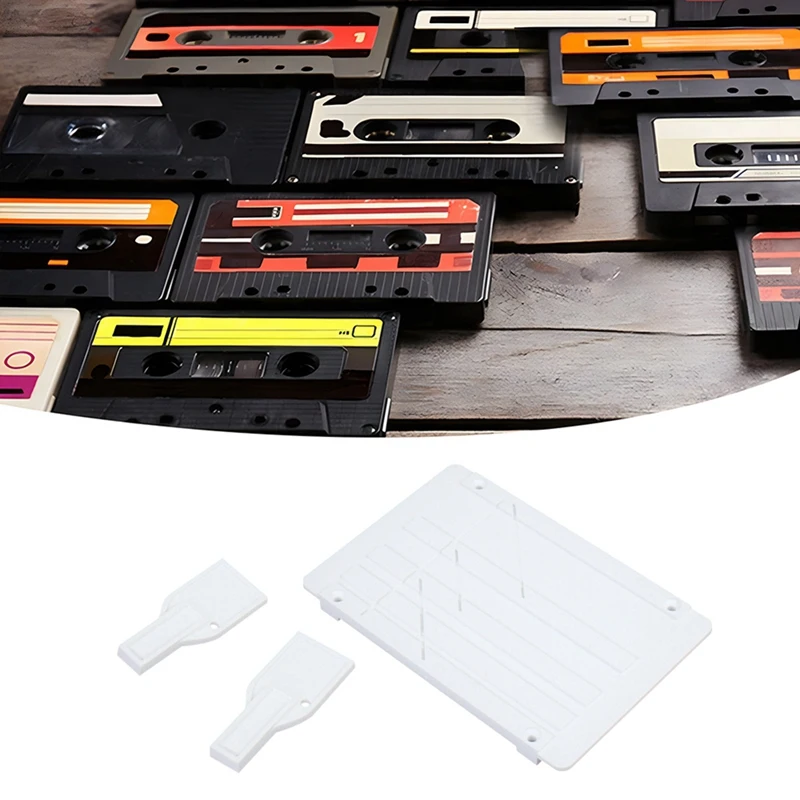 Tape Splicing Set Reel To Reel Tape Recorder Splicing Block For Opening Cassette Tape Repair With Two Fixers