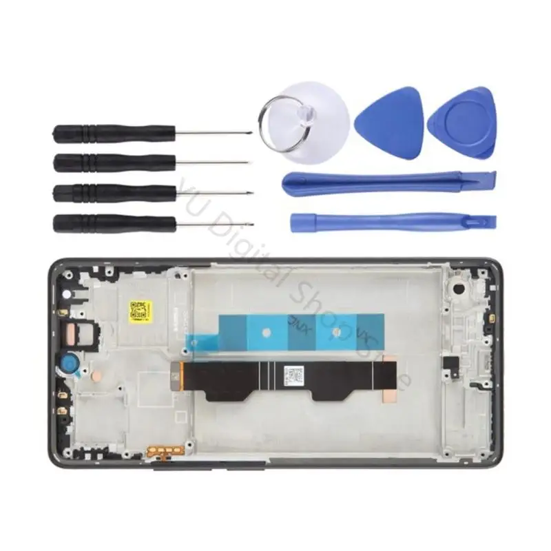 96BA Austausch der Displaybaugruppe mit Rahmen, Bildschirmreparaturteil für Note 13 P 4G – Detail 7
