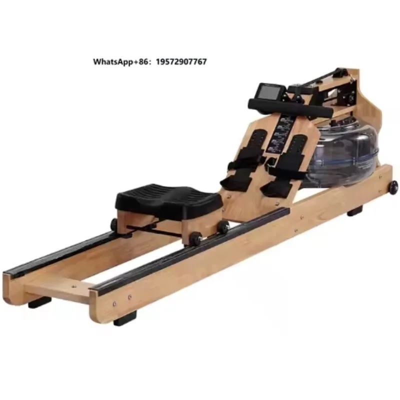 Water Rower NO.2 Cardio Training Gym Equipment Wooden Water Rower Foldable Rowing Machine Fold Rowing Cardio Exercise Training