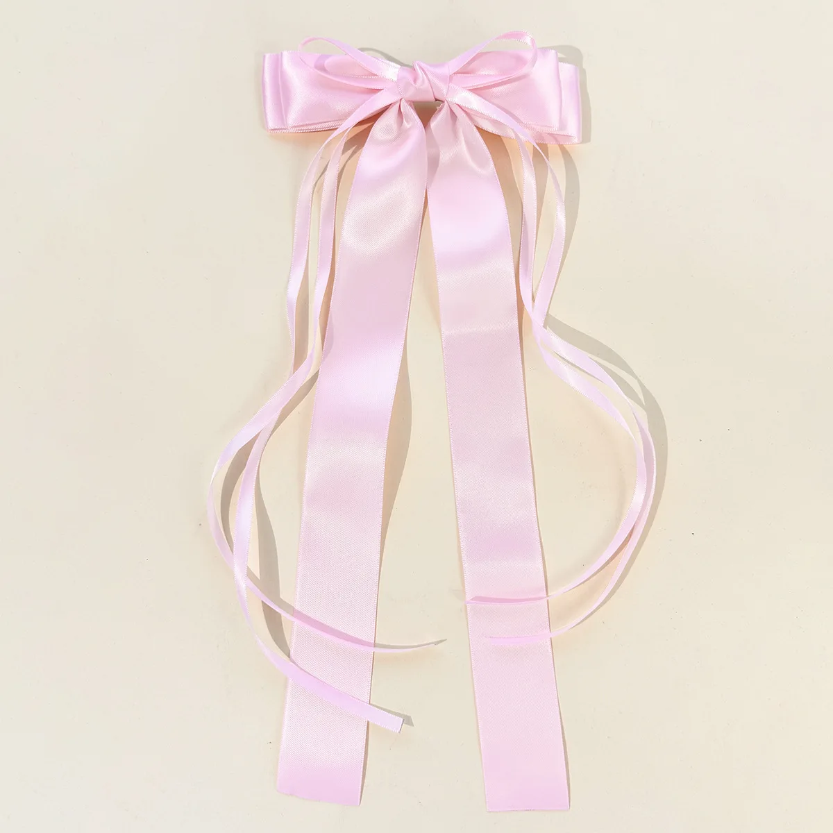30pc Handmade Satin Ribbon Bow Hair Clips Super Long Tassel for Women And Girls Hairgrip Hair Accessories Headwear Bulk