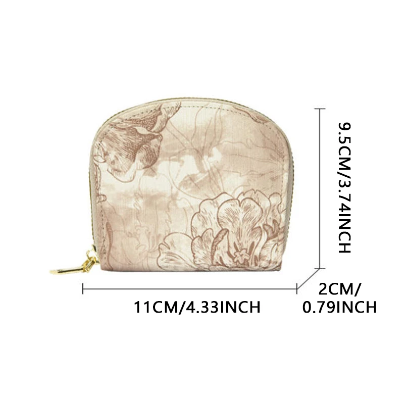 Mini portafoglio da donna con blocco RFID Porta carte in pelle PU Portamonete chiave Pochette piccola antifurto multi slot stile coreano