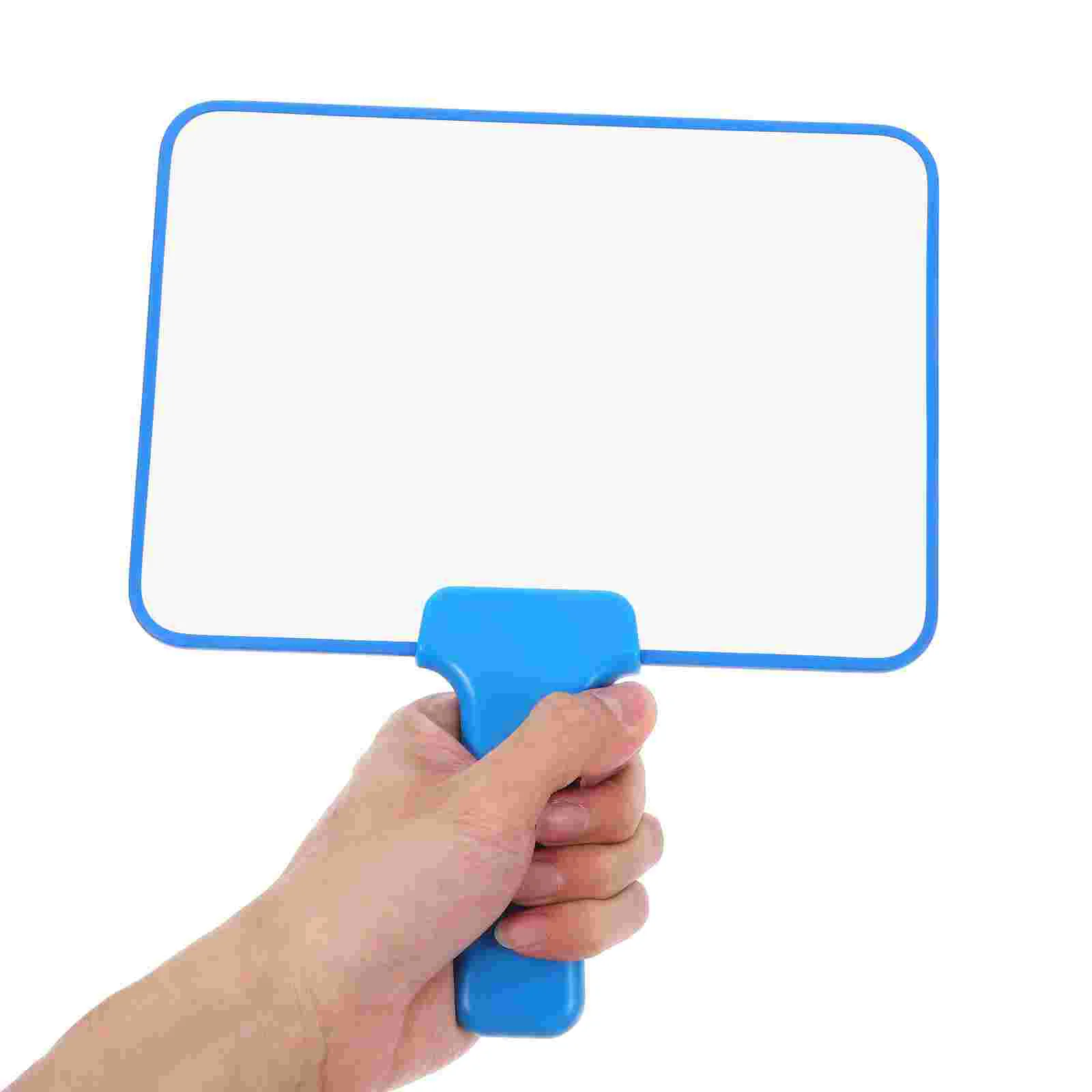 Education Dry Erase Double Side Handheld Answer Board Auction Paddles Dry Erase Paddles For Students Kids Teaching Supplies Blue