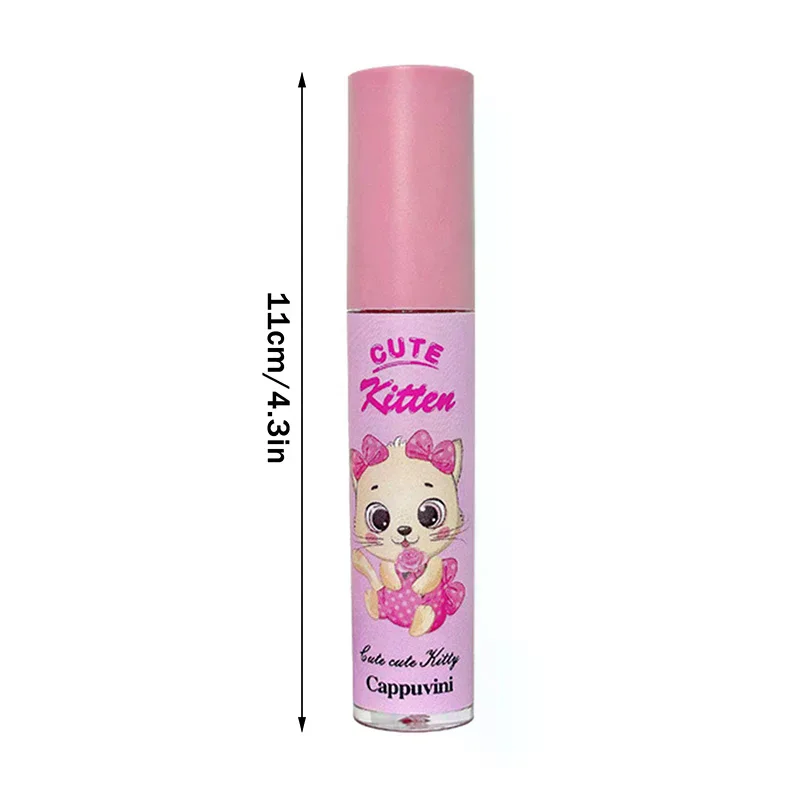 Mousse impermeable Cappuvini brillo de labios suave fácil de usar terciopelo melocotón rosa labio barro desnudo duradero lápiz labial líquido maquillaje cosmético