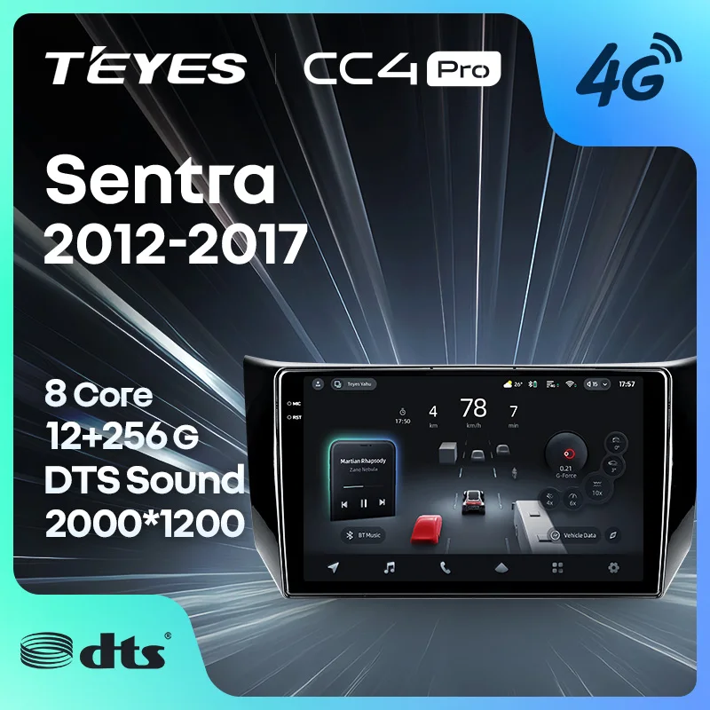 

TEYES CC4 PRO For Nissan Sentra B17 2012 - 2017 CarPlay Radio Multimedia Stereo Car play Android Auto 2DIN Autoradio