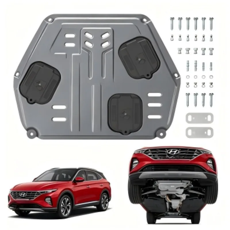 Engine Splash Shield Durable Underbody Skid Plate and Chassis Protection for Hyundai Mufasa 2023-2025 2.0L