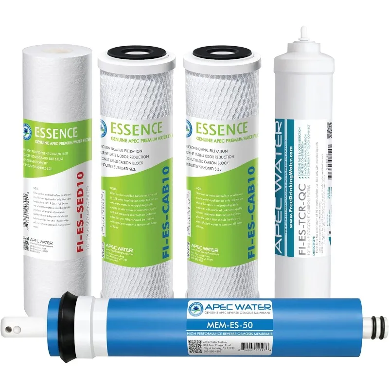 Essence series 50 gpd komplette Ersatz filter für Unterbaus ystem(FILTER-MAX-ES50)