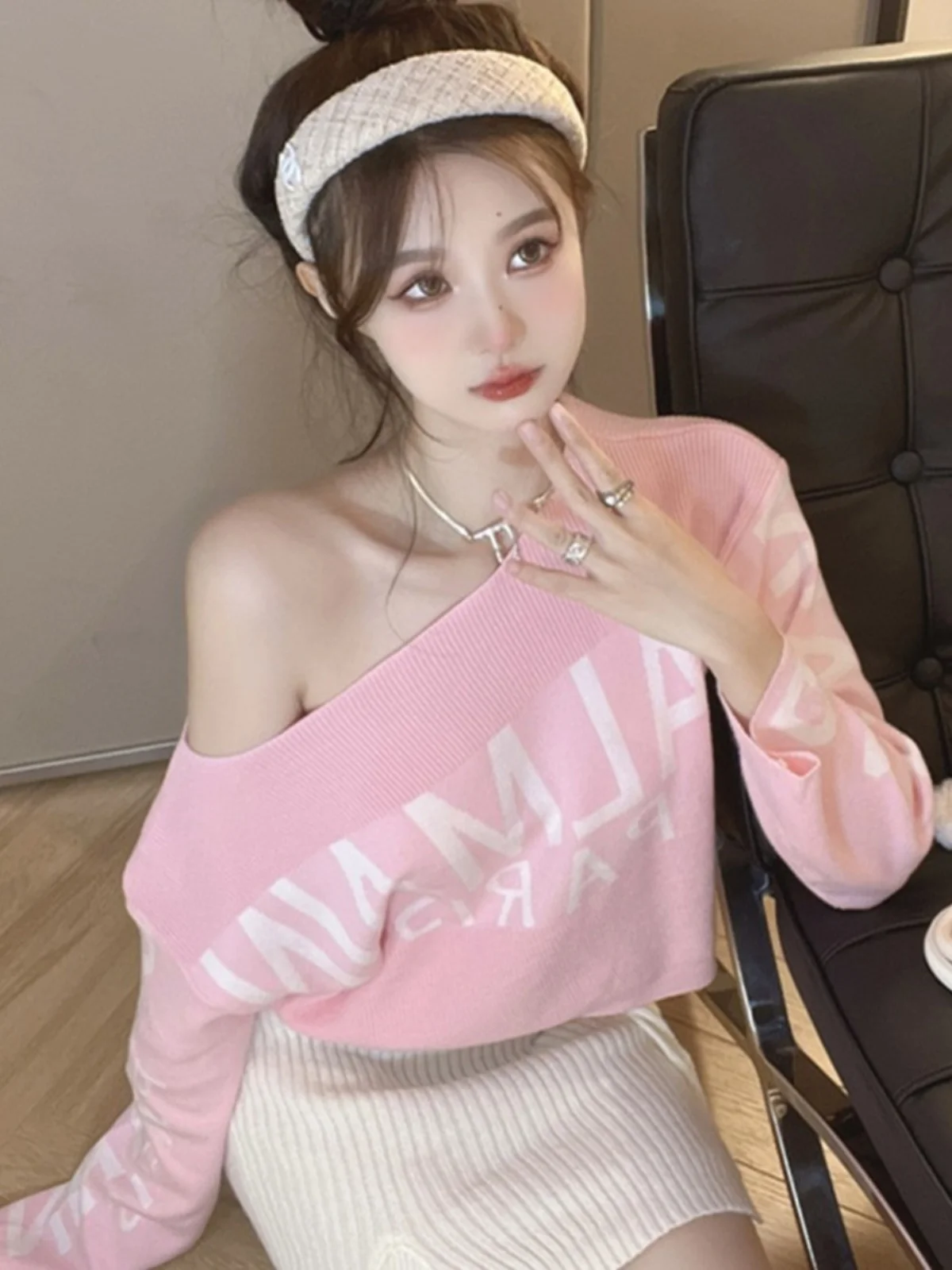 

Sweaters Jumpers Pullovers Women Knit Top Crochet Women'S Knitted Sweater Tender Pattern Christmas Holiday Festival Season Sport