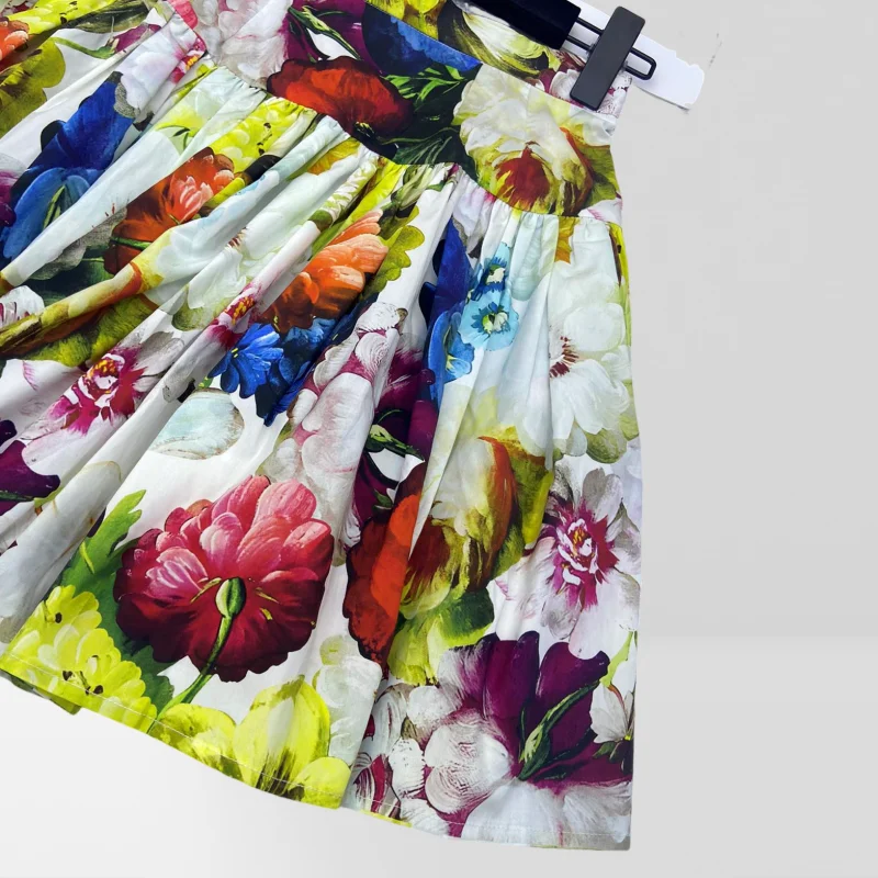 Jupe en tissu doux pour femmes, jupe trapèze décontractée, taille haute, Chic, Mini jupe décontractée pour femmes, Design esthétique élevéAH0242