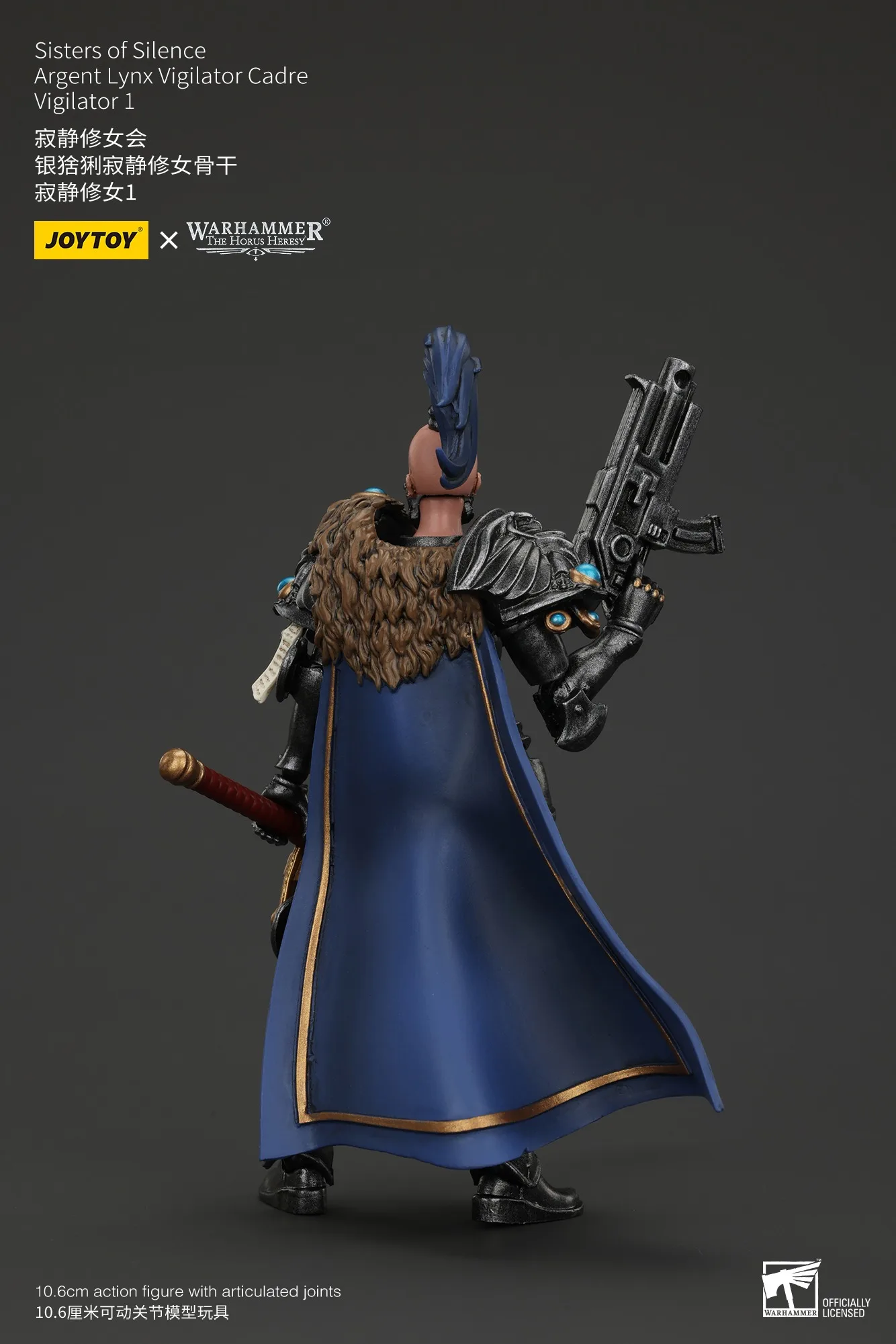 JOYTOY Warhammer 1/18 фигурки сестер тишины Argent Lynx Vigilator Cadre Vigilator 1, модель игрушки, подарки для мальчиков, 3,75 дюйма