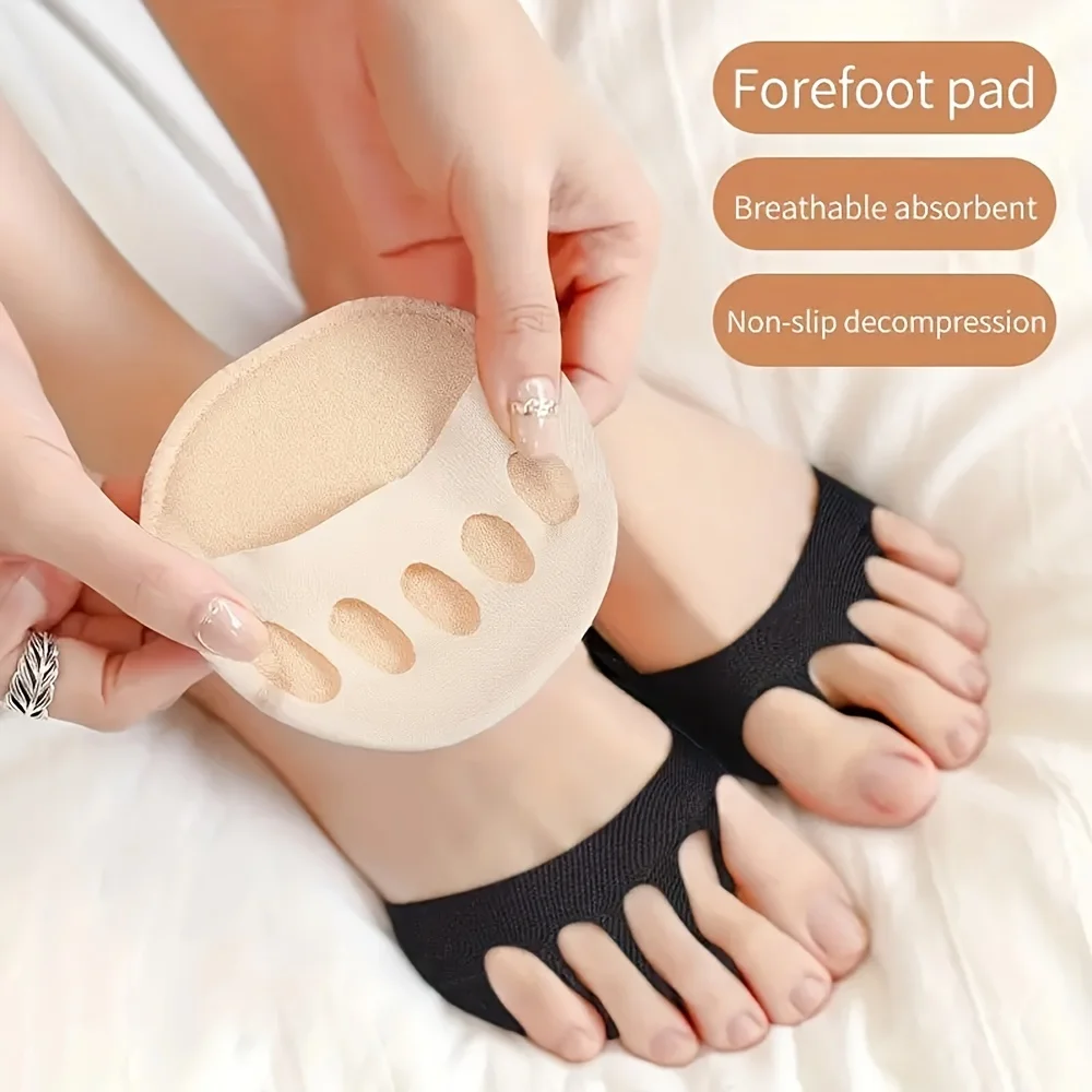 Foot Pad High Heel Forefoot Pad, Soft Invisible Metatarsal Support, Non-Slip And Anti-Foaming Insole Comfortable Insole