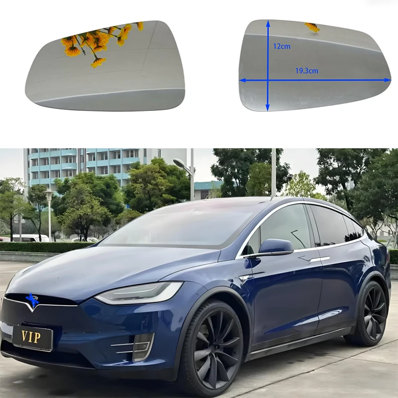 

Левое/правое боковое зеркало с подогревом, стекло зеркала заднего вида для Tesla Model S 2014-2021, автомобильное зеркало заднего вида с линзами