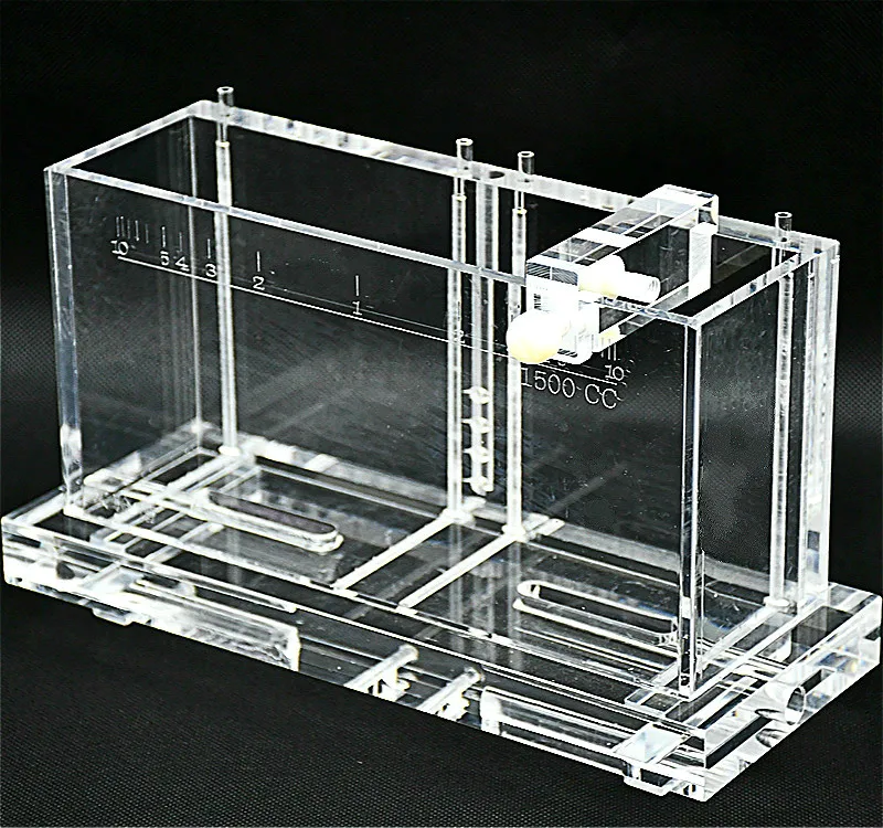 Haring Cell 1500 ml Harrington Groove 1500 cc Hall Groove Plating Hull Cell Testing Equipment Come With 2pcs Heating Resistor