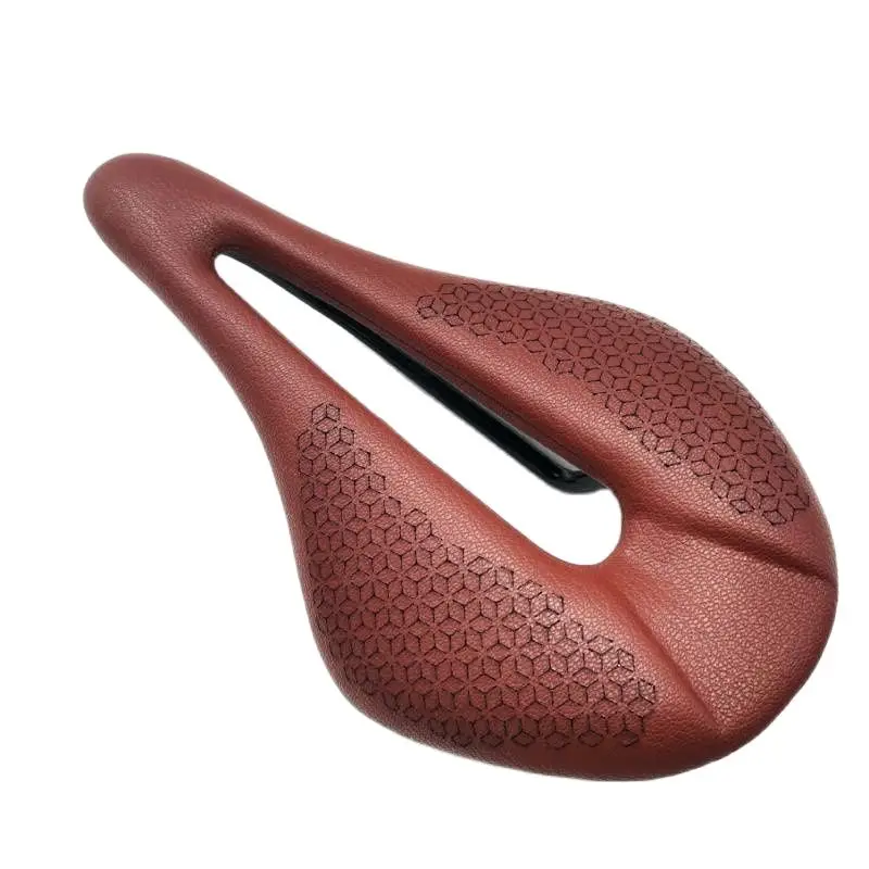 

146g thickening Carbon Fiber Road Mtb Saddle Use 3k T700 Carbon Material Pads Super Light Leather Cushions Ride Bicycles Seat