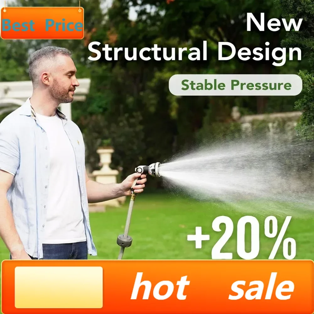 

Горячая распродажа: Садовый шланг-катушка усиленный, 135 футов x 1/2 дюйма, самосматывающийся, настенный органайзер для садовых шлангов