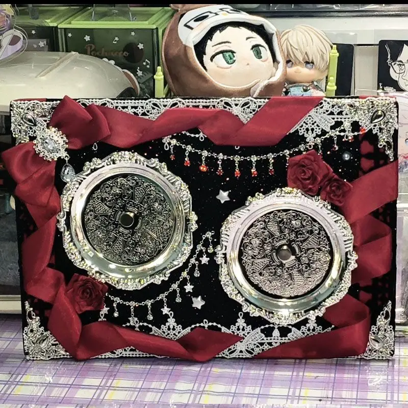 Dinner Plate Goods Display Insert Board Lace Ribbon Handmade Badge Display Insert Board Decoration Merch Cosplay Ita Bag