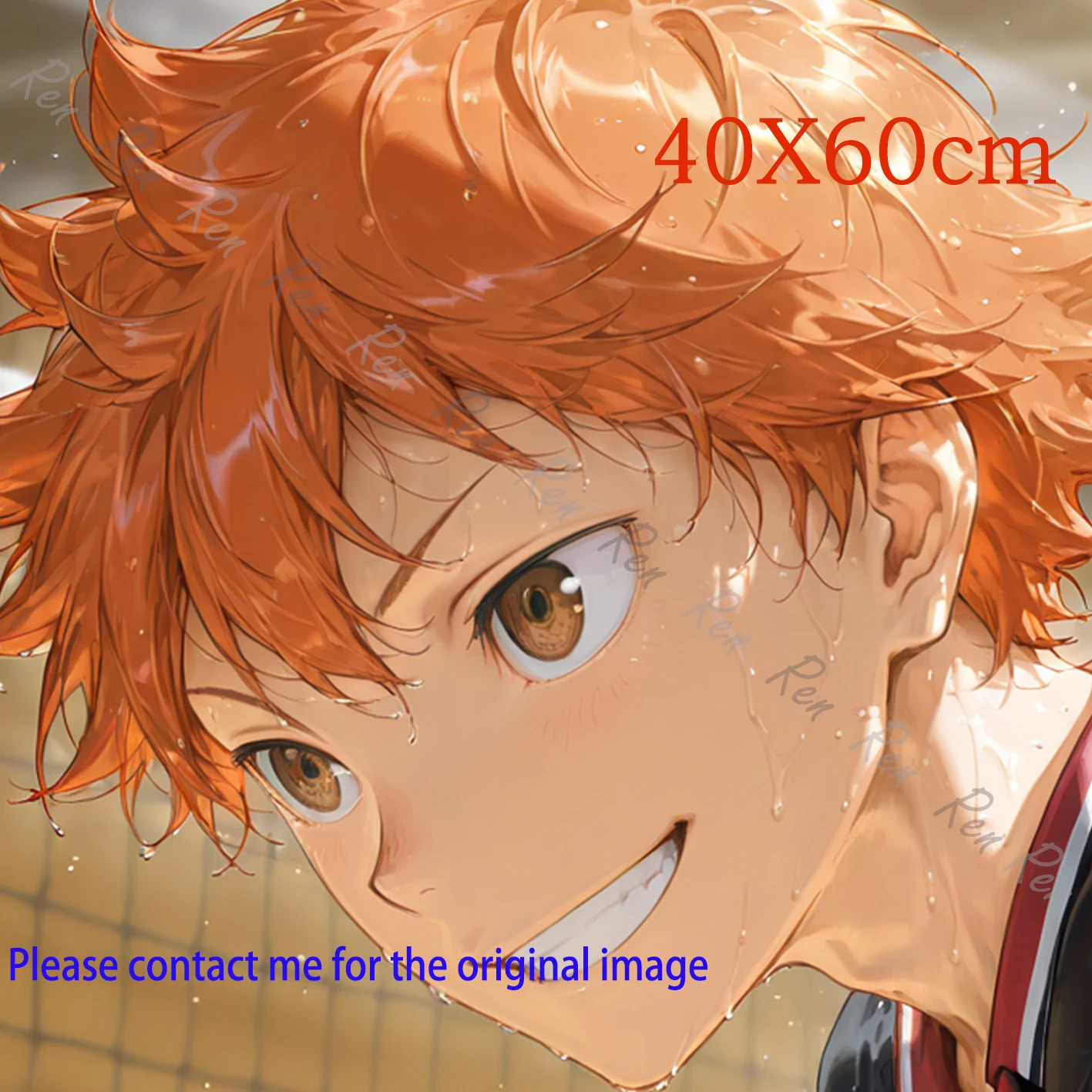 

Dakimakura Anime Hinata Shoyo Pillow Cover Sofa Cushion Double-side Print Throw Pillow Case 40X60cm