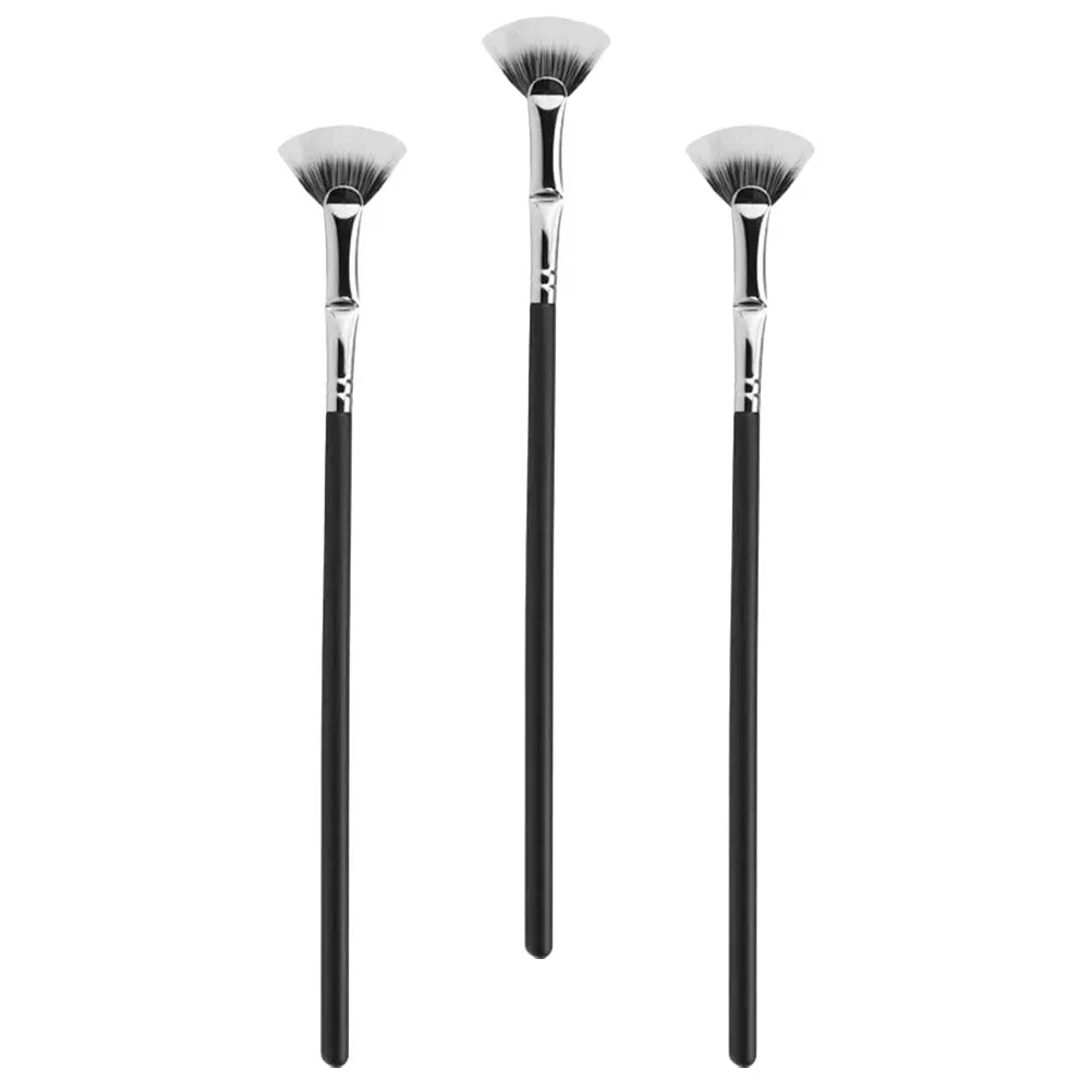 3 pezzi pennello per ciglia bacchetta per mascara a forma di ventaglio per ciglia complete addensate facile applicazione comoda strumento per il trucco delle ciglia non perdono