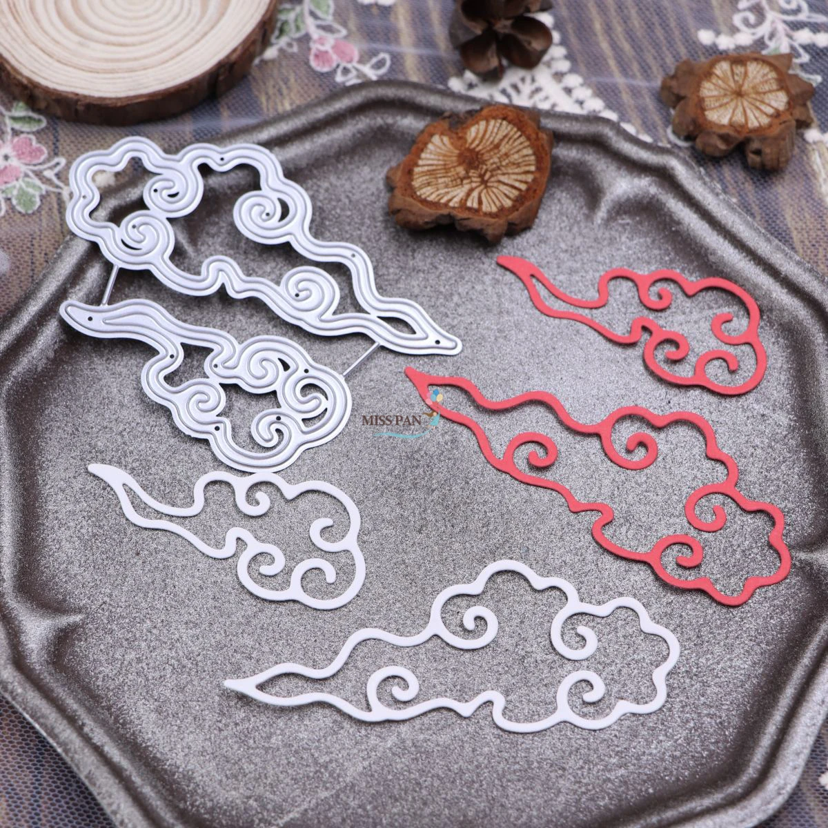 

Chinese Auspicious Clouds Metal Dies Cutting for Scrapbooking Embossing DIY Manual Photo Album Craft Stencils