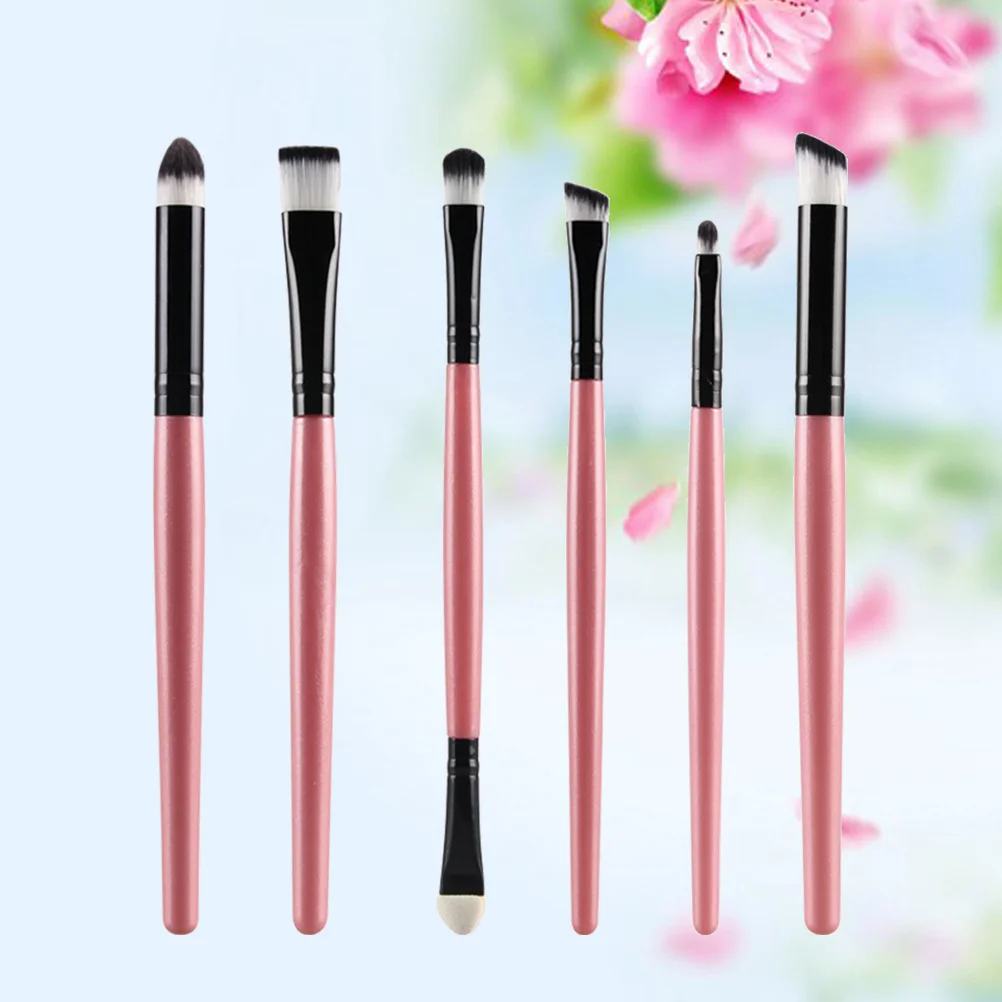 6PC Eye Set Makeup Brush Eye Shadow Brush Beauty Tools ( Black Tube) makeup set professional makeup brush
