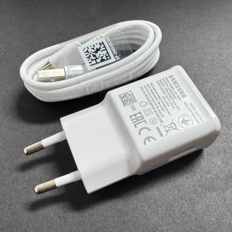 Cargador rápido Samsung, adaptador de corriente USB, Cable de carga rápida tipo C de 15W para Galaxy S10 S8 S9 Plus M14 A14 A13 F13 M32 F42 A32