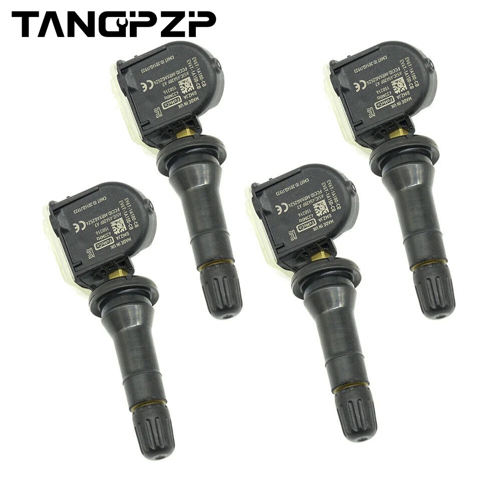 EV6T-1A180-CB 4PCS Tyre Sensor Pressure 433MHz For Ford Focus Kuga Ford Mondeo Mk5 Ecosport 433MHz TIRE PRESSURE SENSOR
