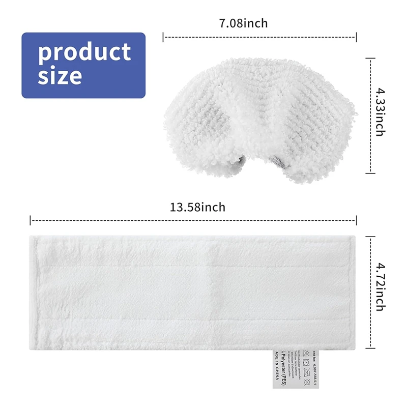 مجموعة قماش A86I-Microfibre قماش من الألياف الدقيقة قابل للغسل لمنظفات البخار Karcher Easyfix SC 2، SC 3، SC 4، SC 5