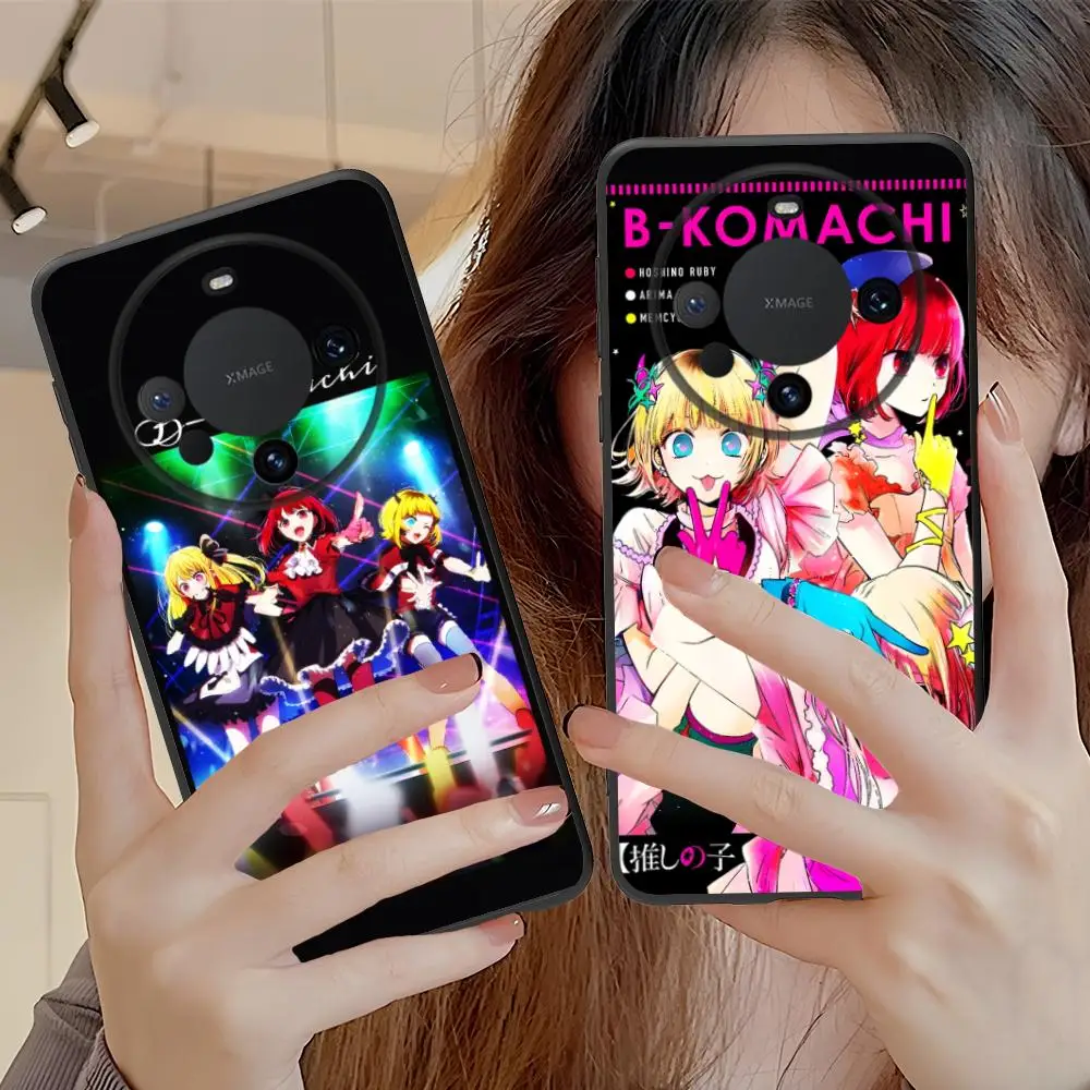 Oshi no ko B-Komachi Phone Case for Huawei Mate 60 50 40 30 20 10 Pro Plus Lite E 5G Colour Protective Smartphone Cover Luxury