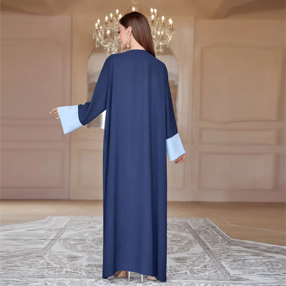 Women dress abaya headscarf Eid Muslim Abaya Long Sleeve morocco Arab Party Dress Long Robe Vestidos Dubai Abayas Modest Kaftan