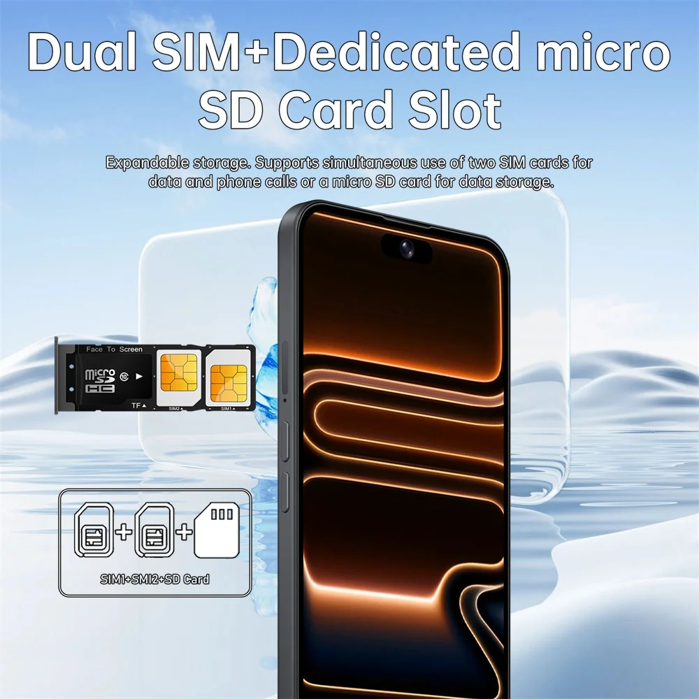 K-Touch M17 Pro Max Mobiltelefone Smartphone 7,3 Zoll Android 15 Globale Version Handy 16+48MP Kamera 5G Dual-SIM Dual-Standby 7800mAh Globale Version Mobiltelefone – Detail 14