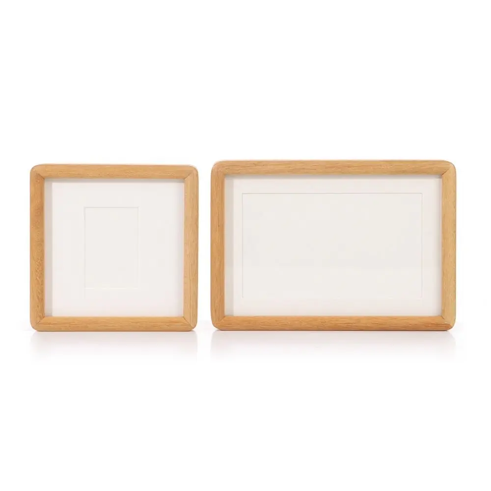 New 6/7/8 Inch Black Walnut Photo Frame Simulation Wood Handmade Picture Frame Simple Display Photo Frame