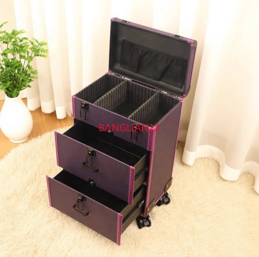 

cosmetic case, tie rod manicure case, large-capacity beauty outing toolbox.