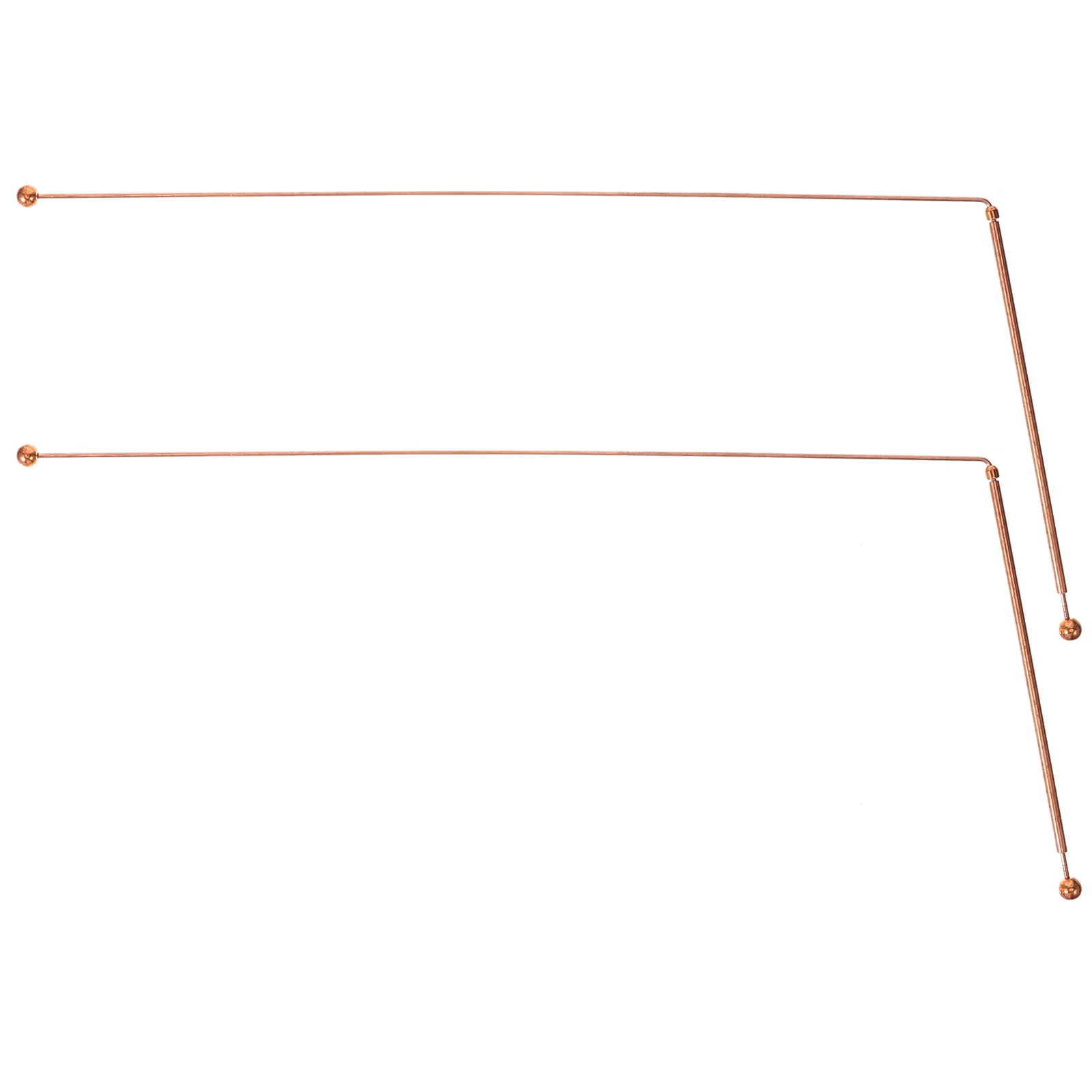 2 pezzi di strumento per rabdomante domestico perline rotonde rotanti aste per rabdomanzia attrezzatura paranormale spirituale