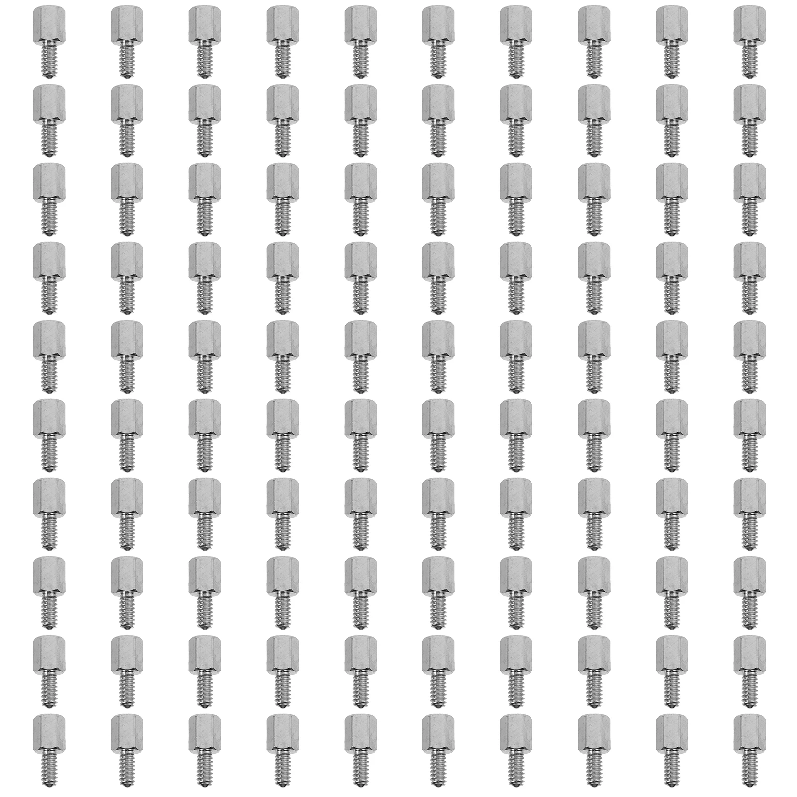 

100pcs Copper Standoffs Nickel plated PCB Spacers Male Female Threaded Drone Quadcopter Computer Circuit Board