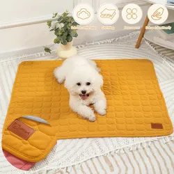 Washable Pet Waffle Mat Pet Diaper Mat Reusable Mats for Dogs Dog Bed Urine Washable Dog Training Pad Four Seasons Pet Mat