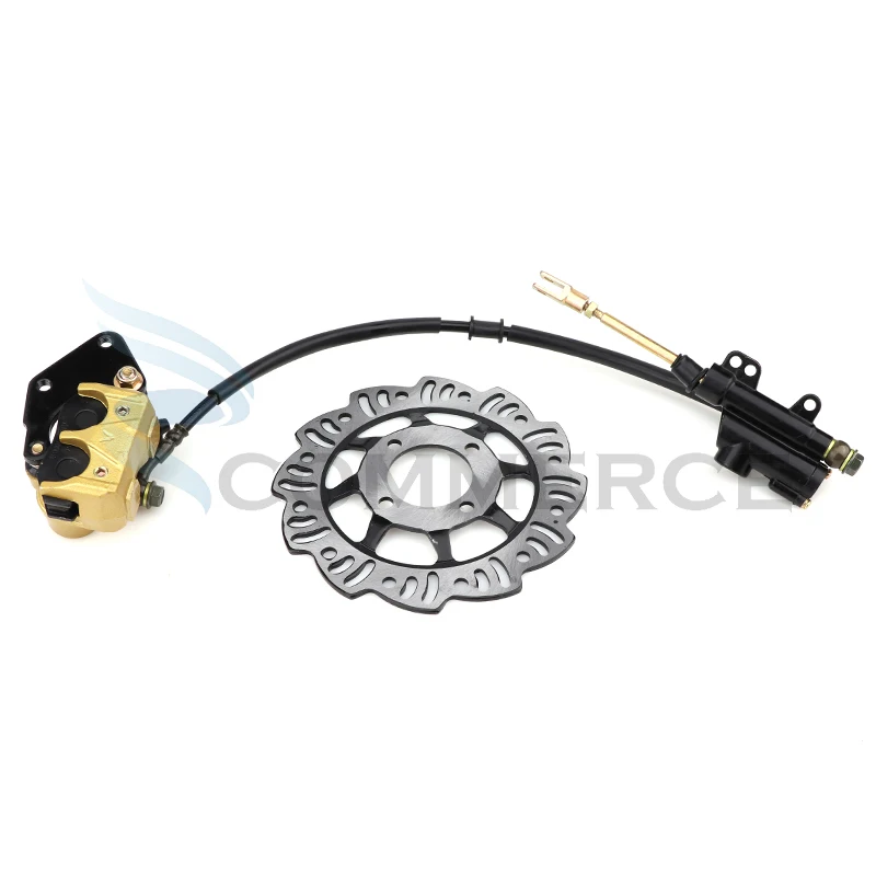 Motocross Rear Hydraulic Disc Brake Master Cylinder Caliper Foot Brake For 110cc 125cc 140cc150cc Pit Dirt Bike Motorcycle Parts