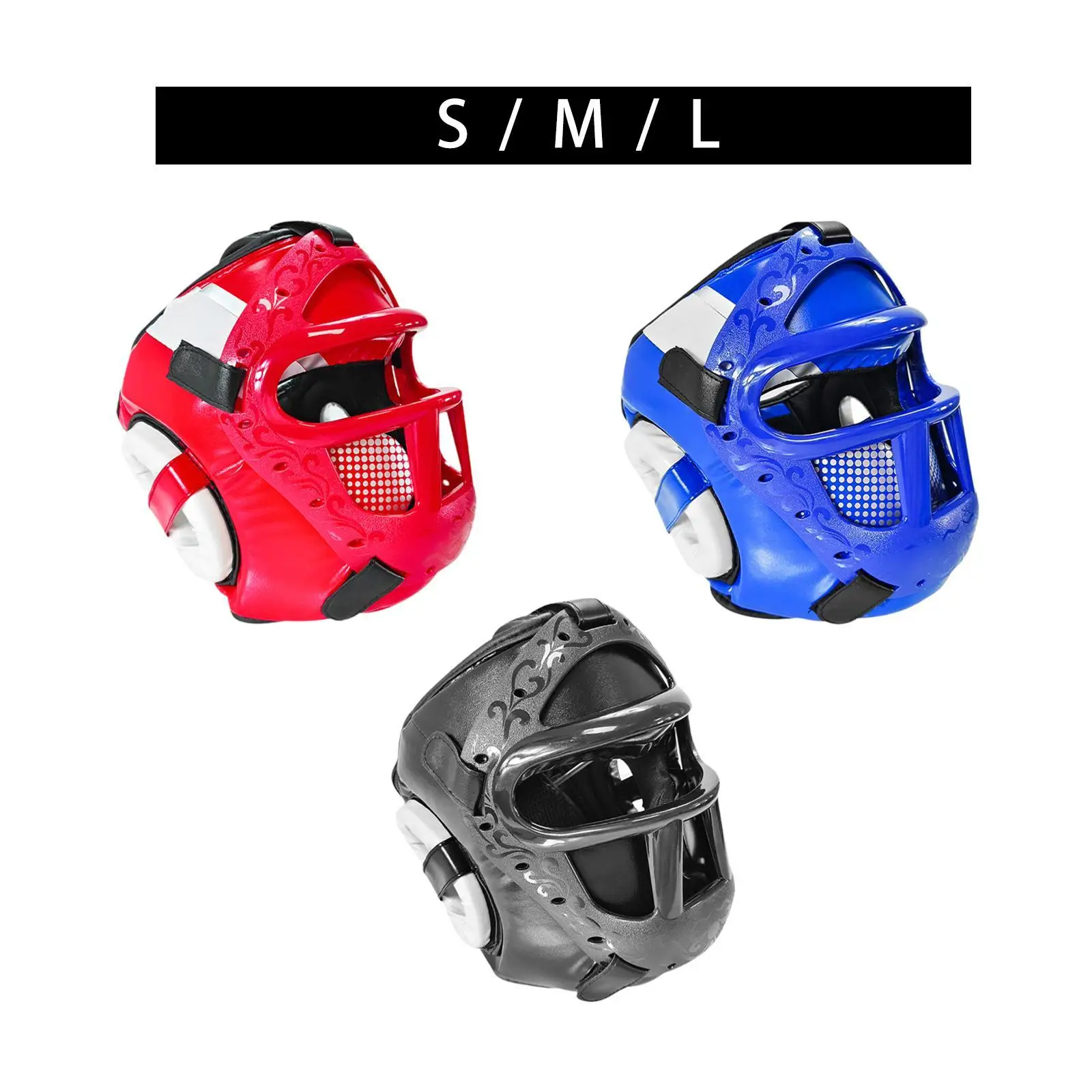 

Boxing Headgear Helmet Breathable Professional Sparring Headgear Full Face