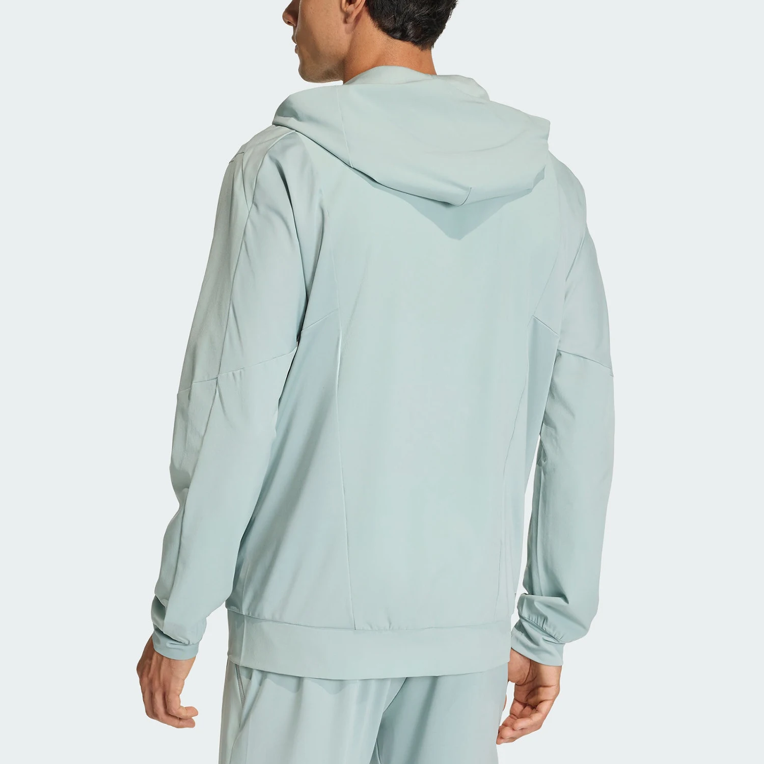 Adidas genuine D4T new men's light gray green training running jacket jacket KA4824