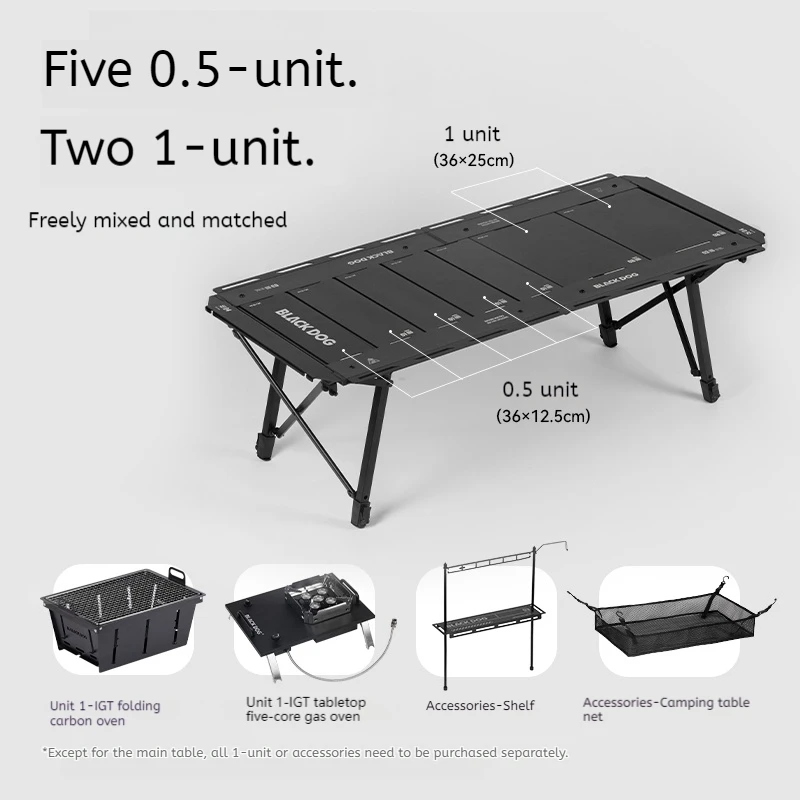 Naturehike BLACKDOG IGT Table BBQ Grill 1 Unit