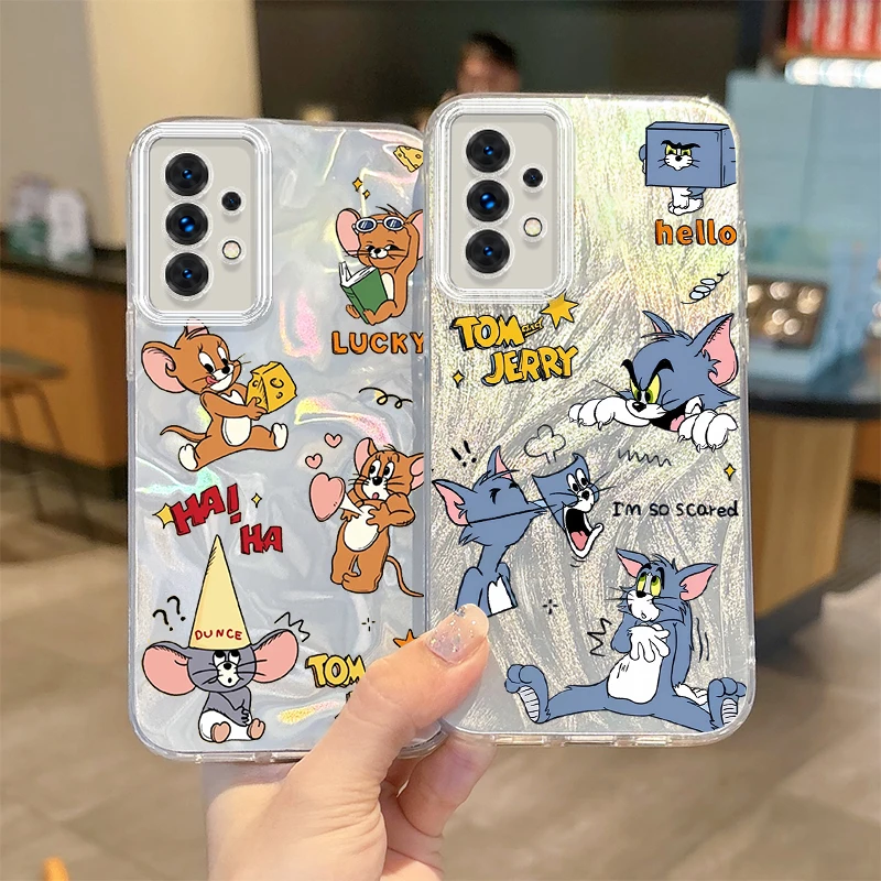 New T-Tom And J-Jerry Phone Case For Samsung Galaxy A36 A35 A34 A33 A32 A31 A30 A25 A24 A23 A22 A21 A20 A16 A06 Shockproof Cover