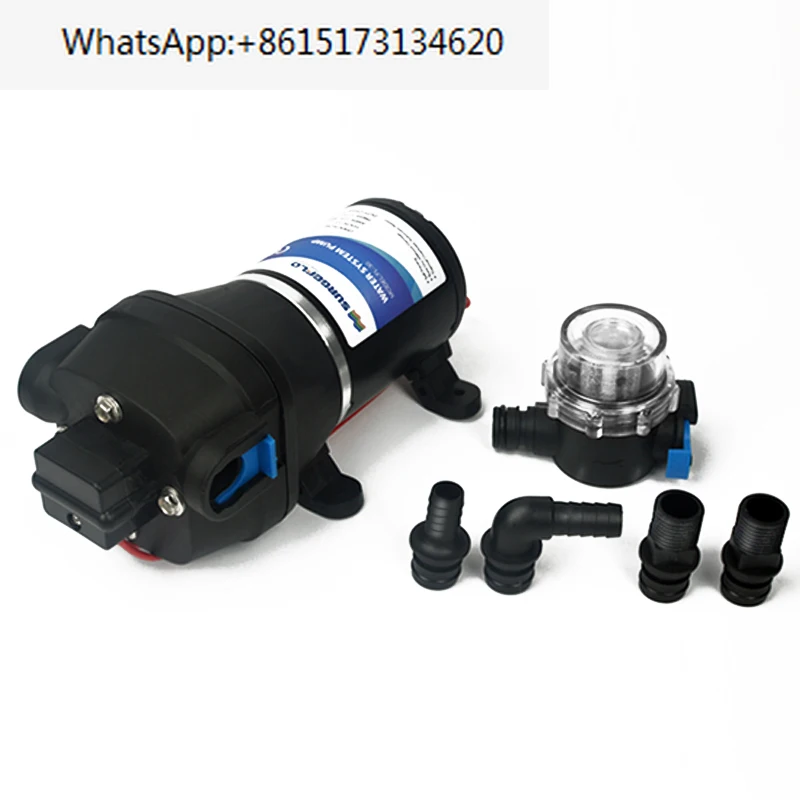 

FL-34/35 RV Yacht Ship Household Water Supply Booster Self suction Pump 12v24V Micro Silent Pumping Pump