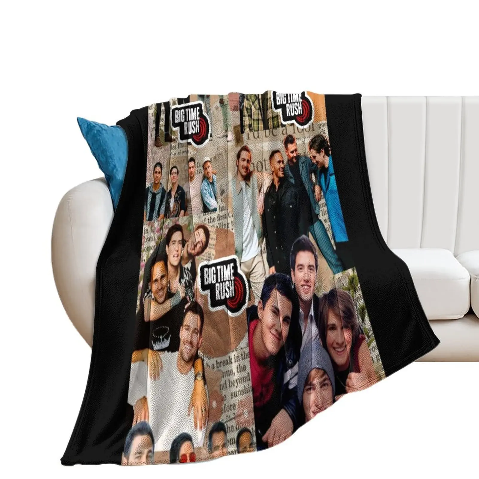 Big Time Rush Eras Tour Throw Blanket for winter manga Flannel Weighted Blankets