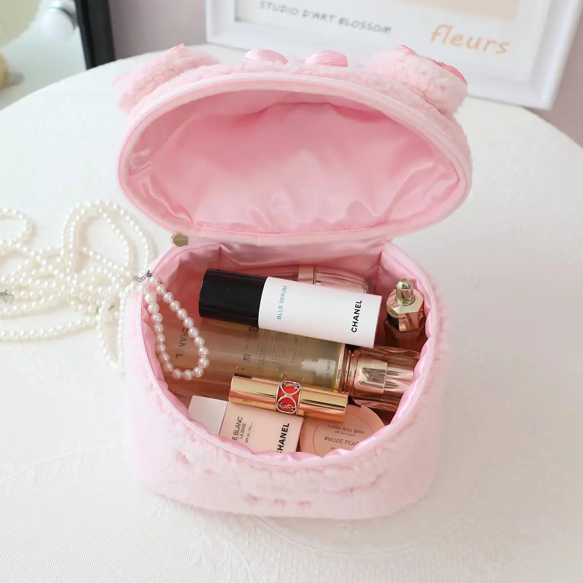 Vente chaude mignon dessin animé agneau Mini sac à main rouge à lèvres et divers sac de rangement sac à cordon sac à main