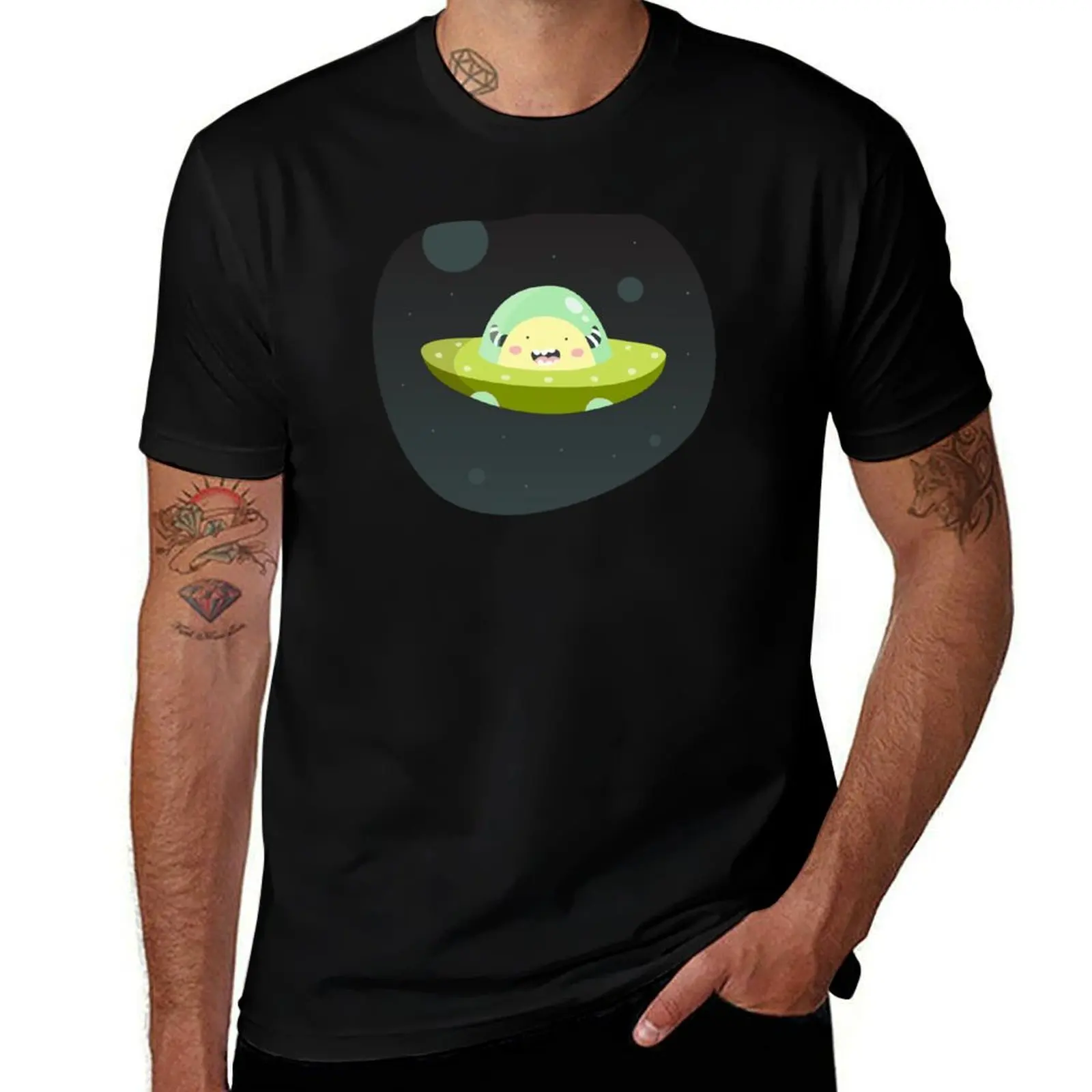 

Spacester T-Shirt t shirts for man pack cotton funny t shirts cotton T-Shirt