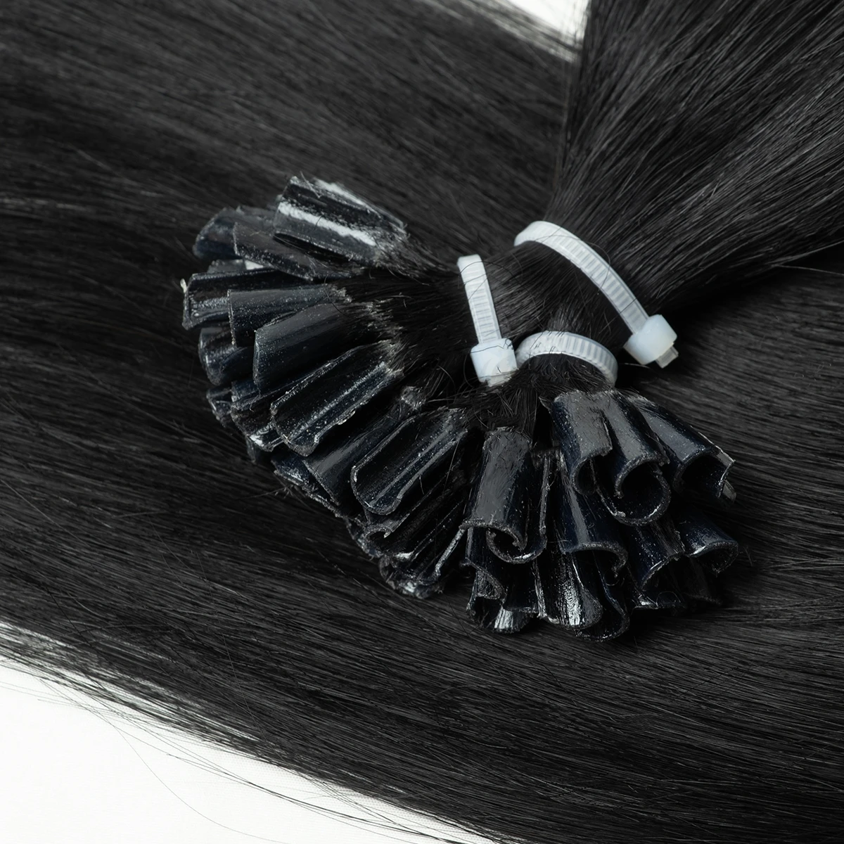 BOYMIA U Tip Fusion Hair Extensions Nageltips Blond Echt haar Italiana 1,5 cm lang Keratine Haarbindingen 12-24 inch 50 strengen