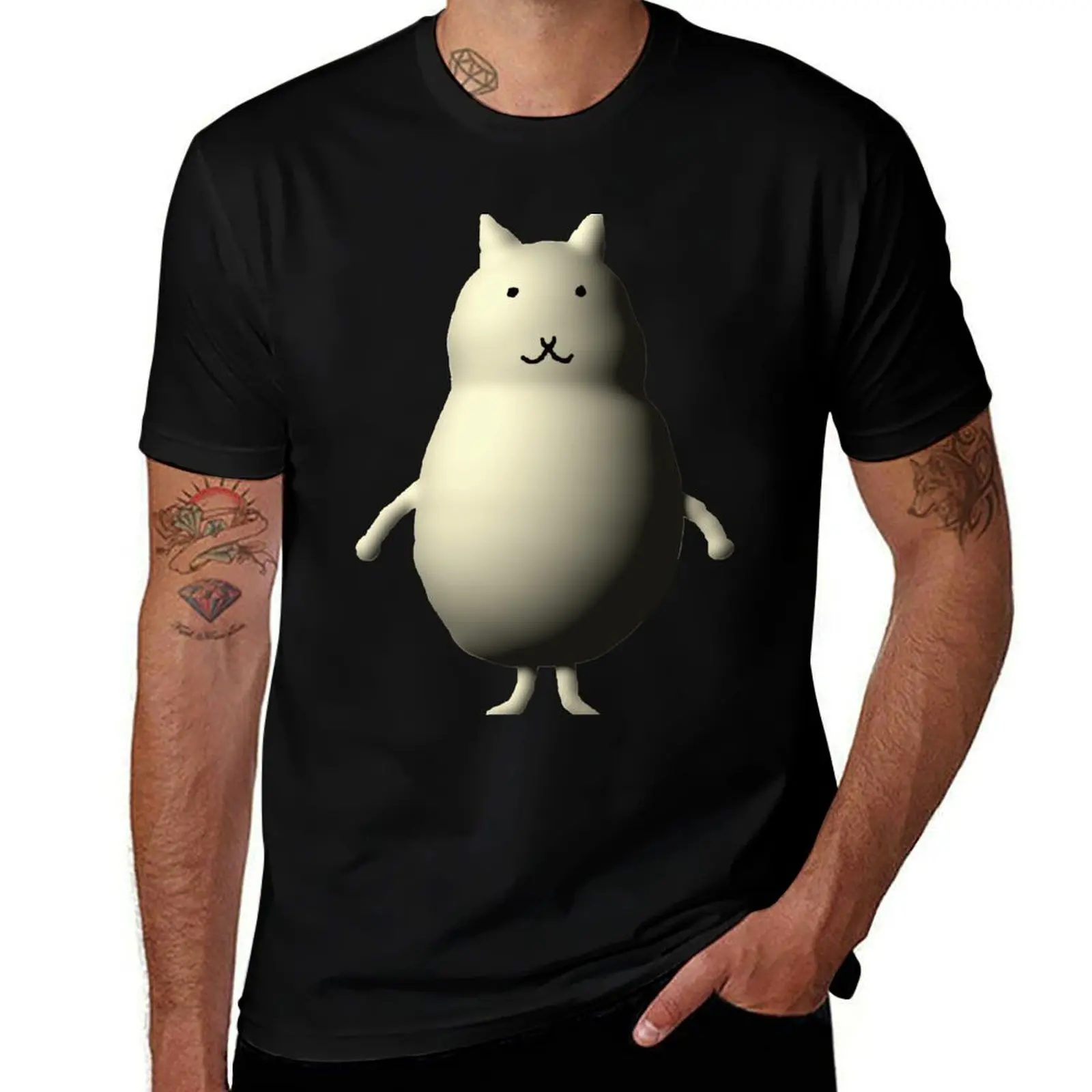 

t cotton t T-Shirt man cotton A shirts high man demure cat man shirt t quality shirt cotton