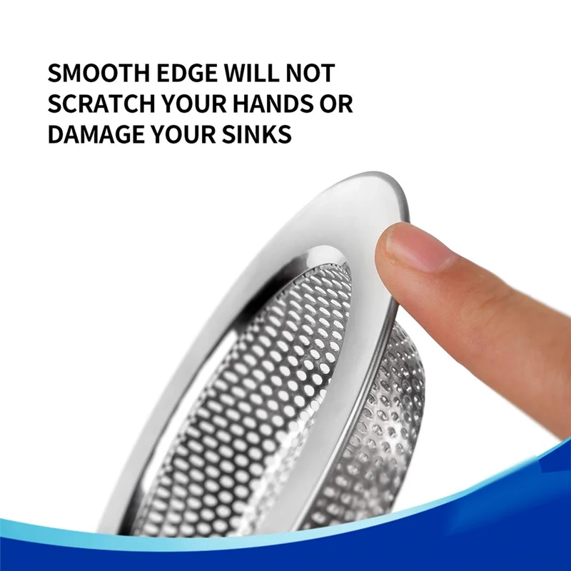 

TFORU-Сетка для кухонной мойки, Сливный фильтр для раковины из нержавеющей стали, Можно мыть в посудомоечной машине