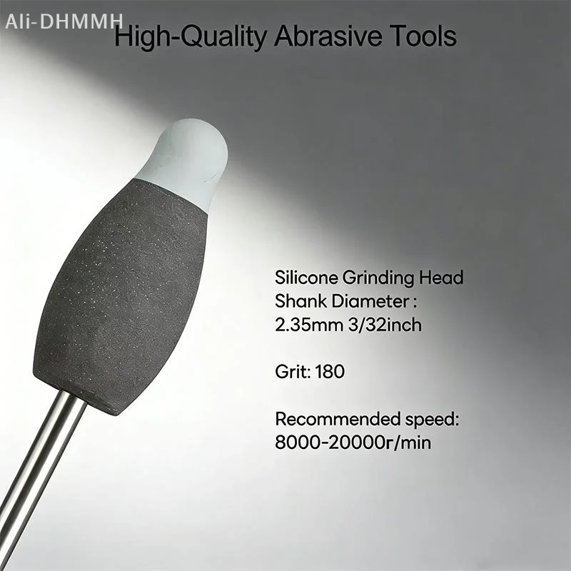 Double-color Silicone Grinding Polishing Head Dual Size Tips Anti-corrosion Tool for Jewelry Finishing Metal Surface Polishing