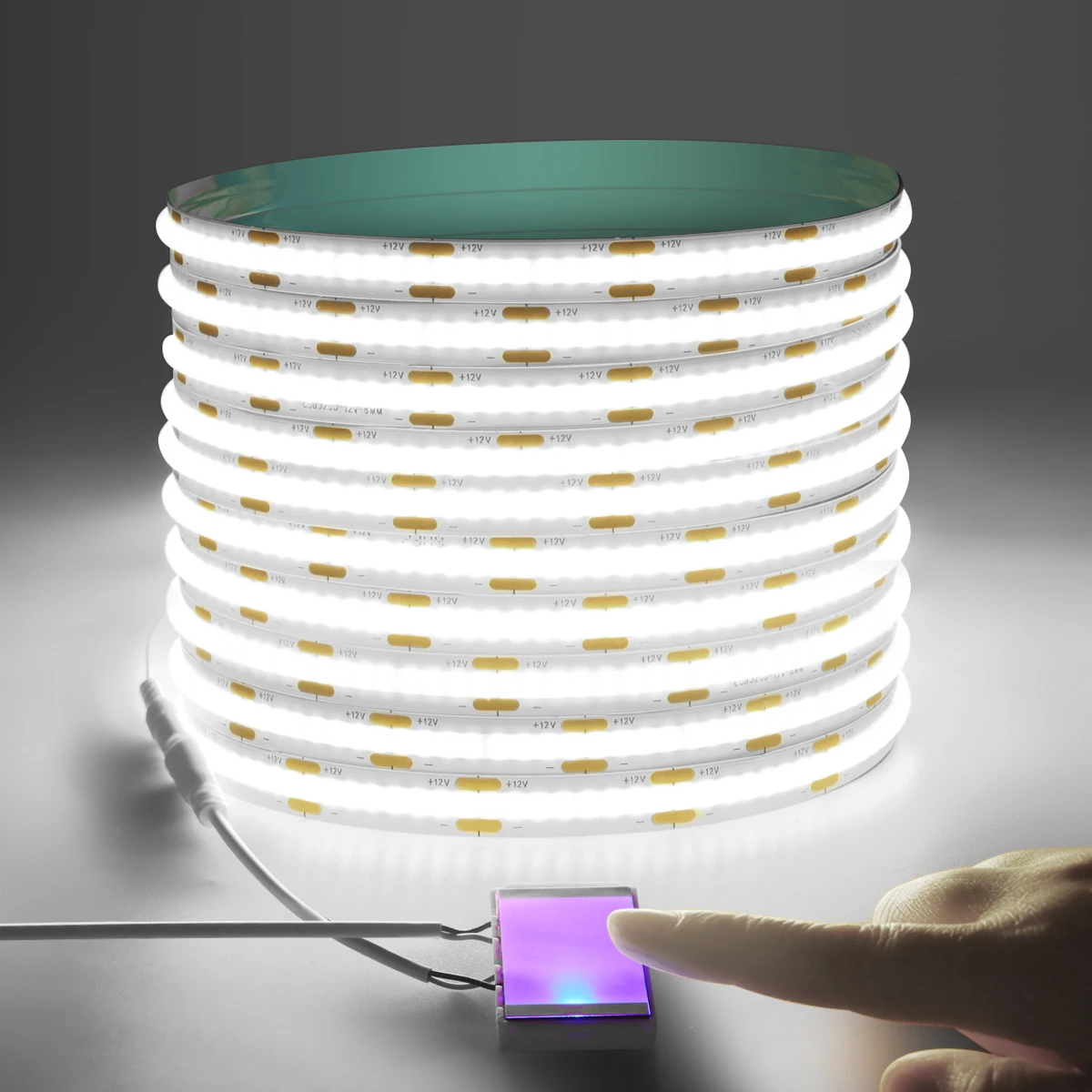 Make-up Spiegel LED Licht Eitelkeit Lichter 12V Bad Schmink tisch Beleuchtung dimmbare LED Cob mit Klebeband stufenlos Dimmen