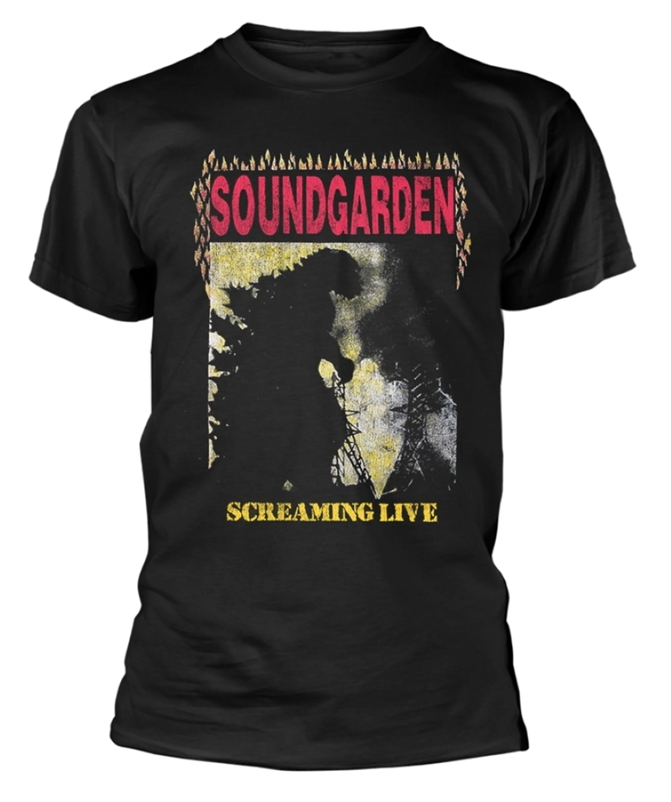 

Футболка Soundgarden'Antlers с периферийным узором и принтом, летние роскошные брендовые хлопковые мужские и женские футболки с короткими рукавами