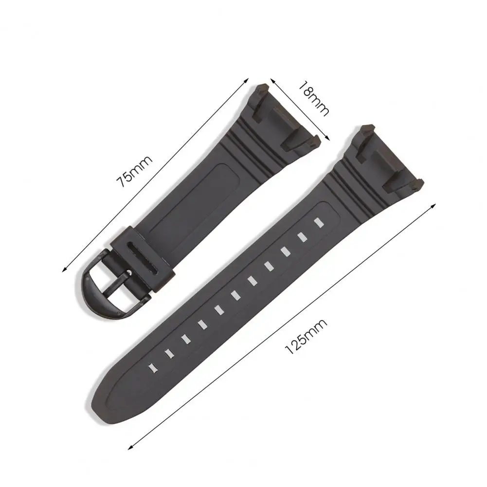 CasioW-96Hの時計ストラップ,18mm,通気性,防水,ソフト,スポーツ,アクセサリー